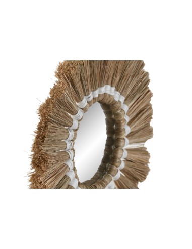 Juego de 3 espejos fibra natural