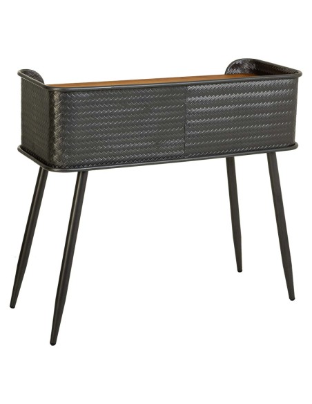 Entrada madera y metal 2 cajones