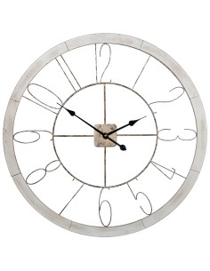 Reloj de pared madera/metal