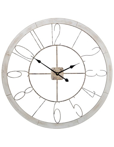 Reloj de pared madera/metal