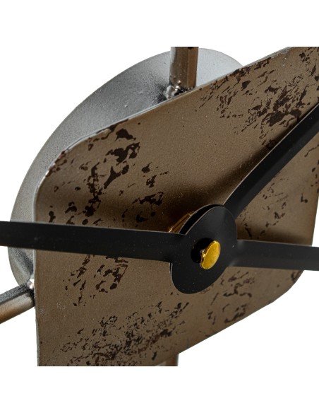 Reloj de pared madera y metal