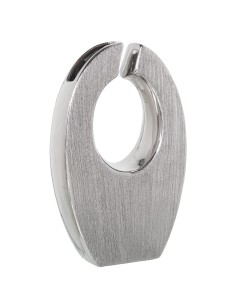 Jarrón cerámica plata agujero