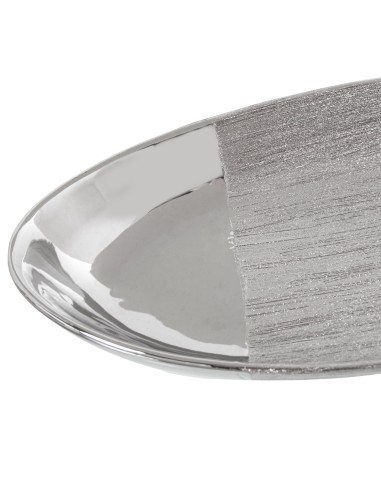 Bandeja cerámica plata