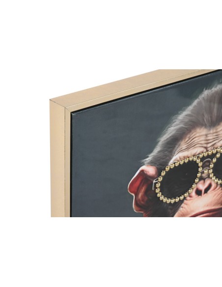 cuadro lienzo chimpancé