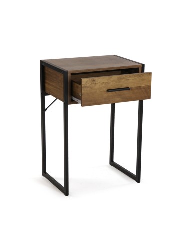 Mesita de noche industrial 1 cajón