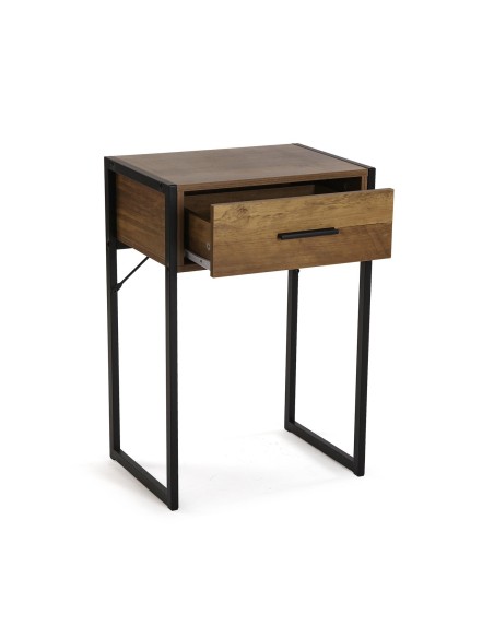 Mesita de noche industrial 1 cajón