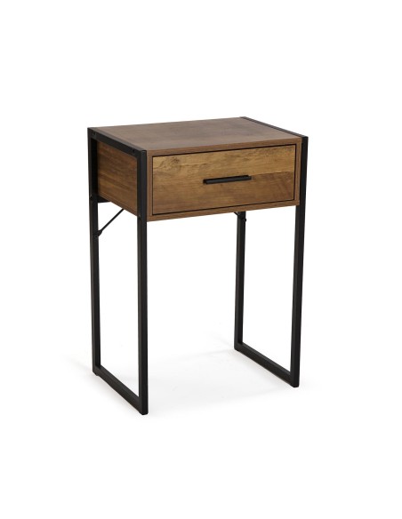 Mesita de noche industrial 1 cajón
