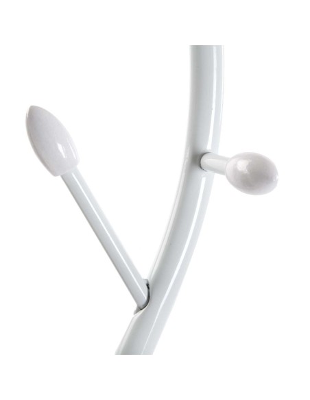 Perchero de suelo metal blanco