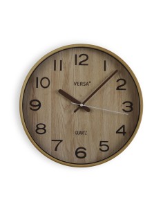 Reloj de pared madera clara