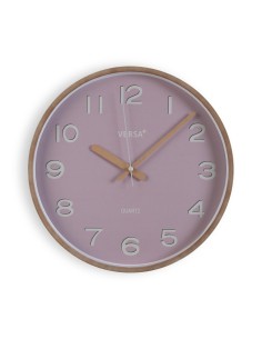 Reloj de pared rosa