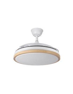Ventilador de techo Evros blanco haya
