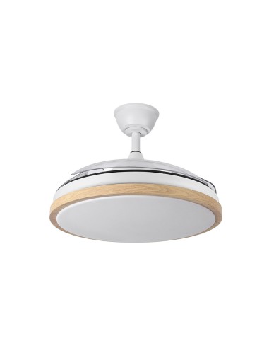 Ventilador de techo Evros blanco haya