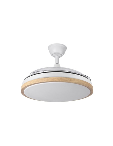 Ventilador de techo Evros blanco haya
