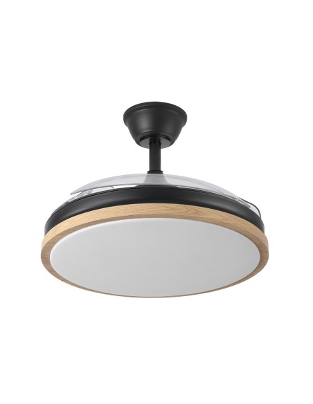 Ventilador de techo Evros negro haya