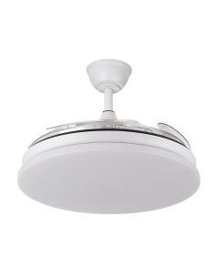 Ventilador de techo Tridente blanco 4 aspas