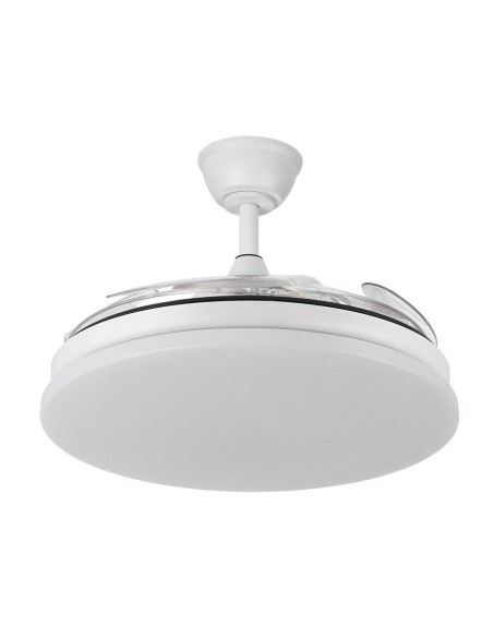 Ventilador de techo Tridente blanco 4 aspas