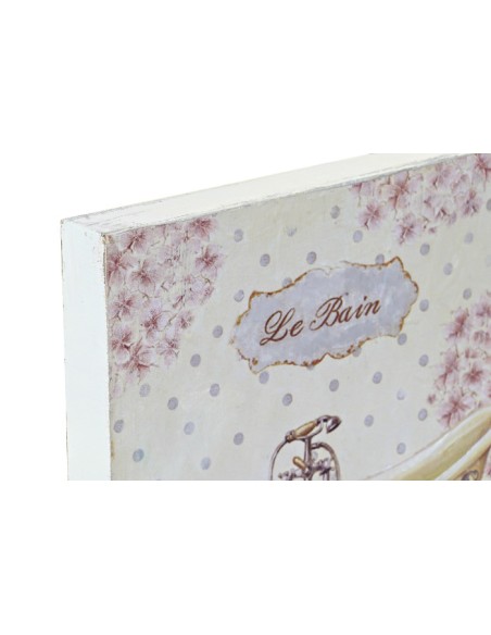 Cuadro pequeño de baño envejecido