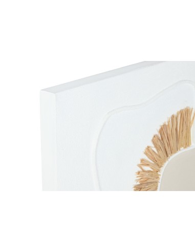 Cuadro pintado en  lienzo y yute