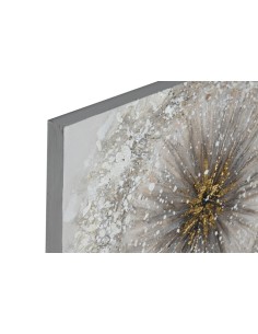 Cuadro diente de león plata/oro 2