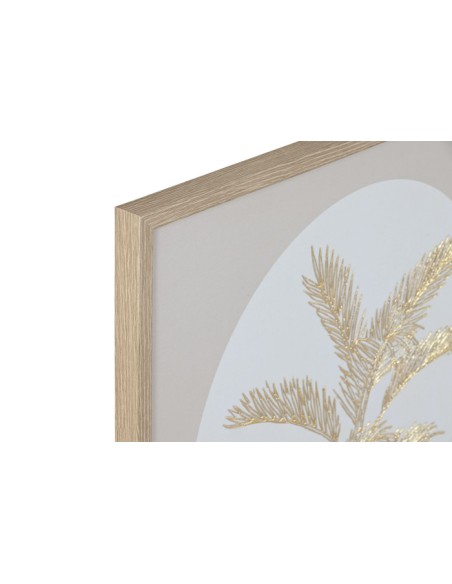 Cuadro lienzo de palmeras en relieve 3D