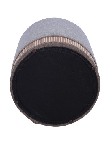 Set 2 Pufs con Tapa en Gris