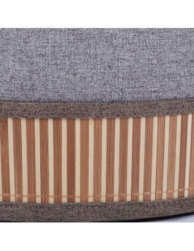 Set 2 Pufs con Tapa en Gris