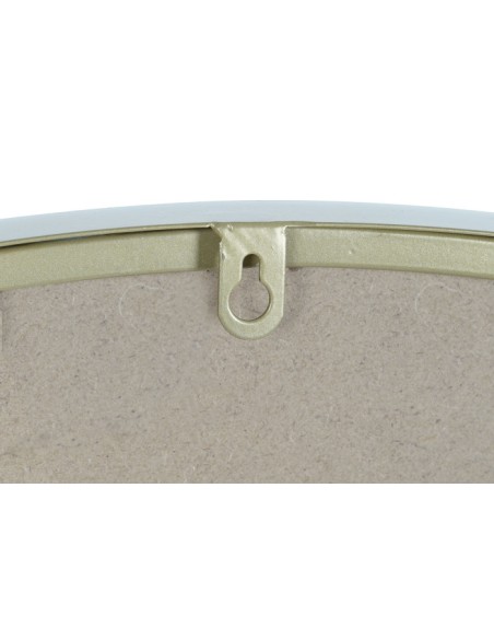 Espejo redondo metal dorado