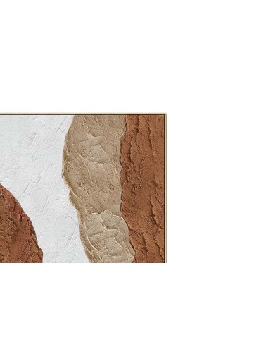 Cuadro abstracto con marco natural