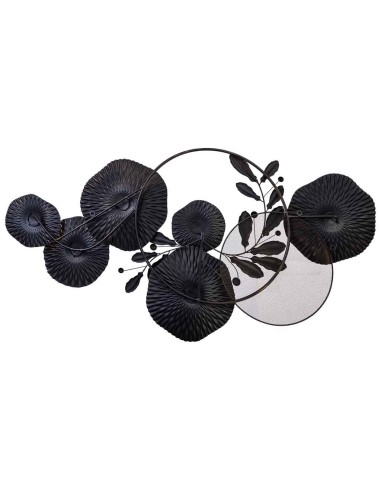 Decoración de metal Rosetones y hojas