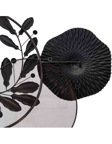 Decoración de metal Rosetones y hojas