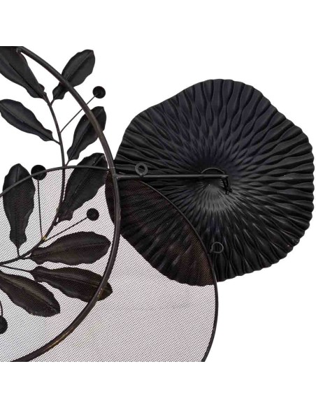 Decoración de metal Rosetones y hojas