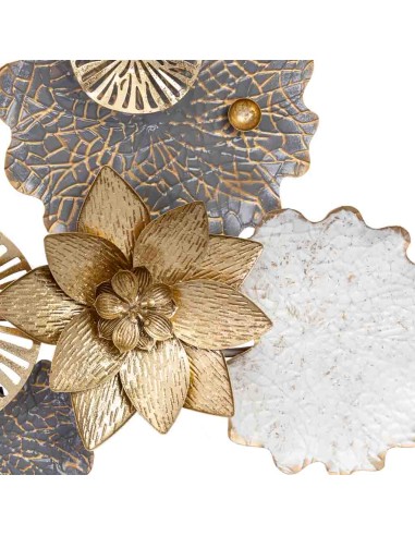 Decoración de metal Rosetones y Flores