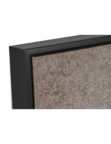 Cuadro en lienzo de africana con moldura negra