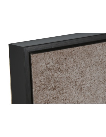 Cuadro en lienzo de africana con moldura negra