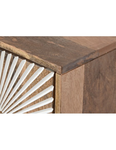 Mueble de TV 4 puertas madera de mango