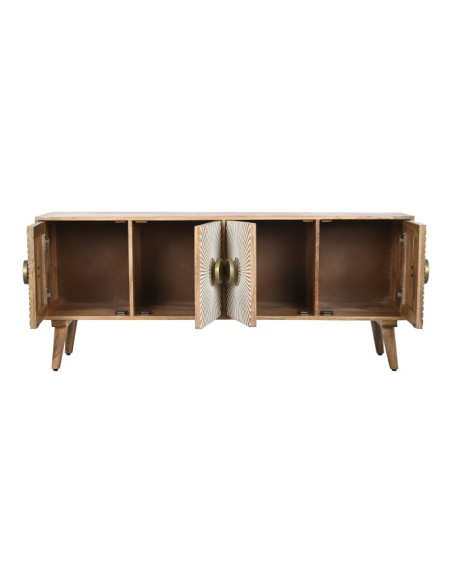 Mueble de TV 4 puertas madera de mango