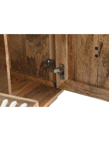Mueble de TV 4 puertas madera de mango