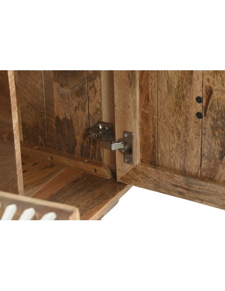 Mueble de TV 4 puertas madera de mango