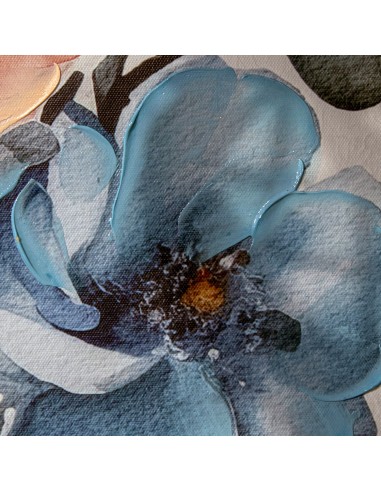 Cuadro de flores sobre lienzo