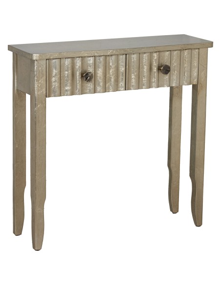 Mueble entrada 2 cajones champagne Mueble entrada 2 cajones champagne