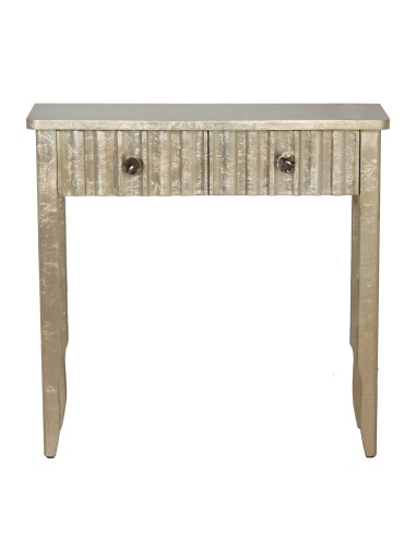 Mueble entrada 2 cajones champagne