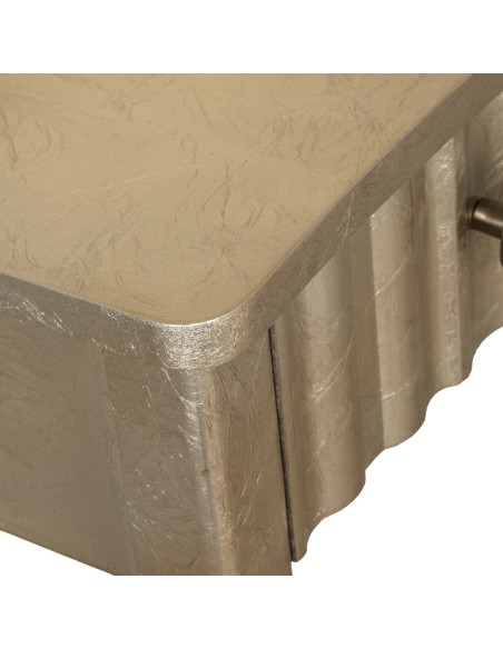 Mueble entrada 2 cajones champagne