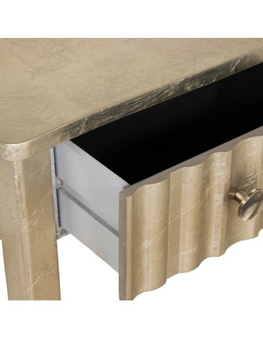 Mueble entrada 2 cajones champagne