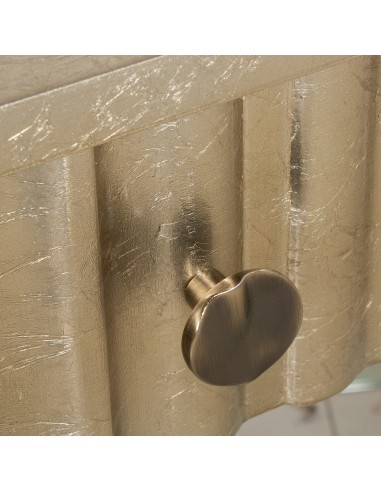 Mueble entrada 2 cajones champagne