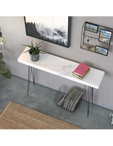 Mueble de entrada diseño mármol