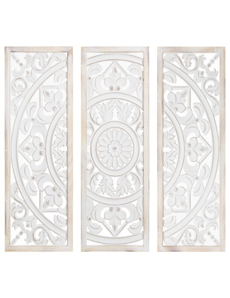 Conjunto 3 cuadros madera calados