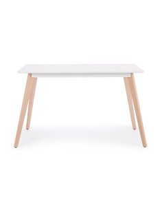 Mesa comedor blanca melamina 2
