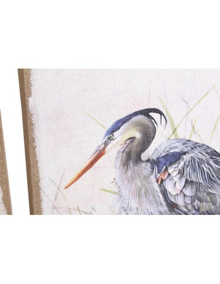 Cuadro lienzo diseño garza