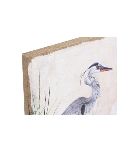 Cuadro lienzo diseño garza