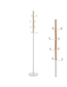 Perchero blanco metal/madera